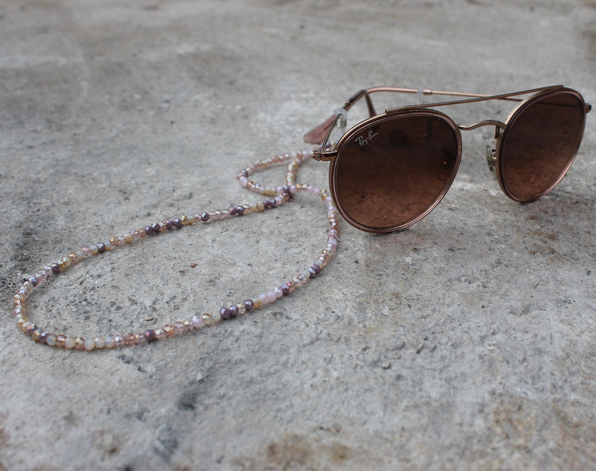 Sunglasses with a beaded toutjie