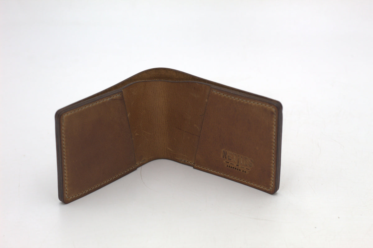 A netjies leather wallet in brown