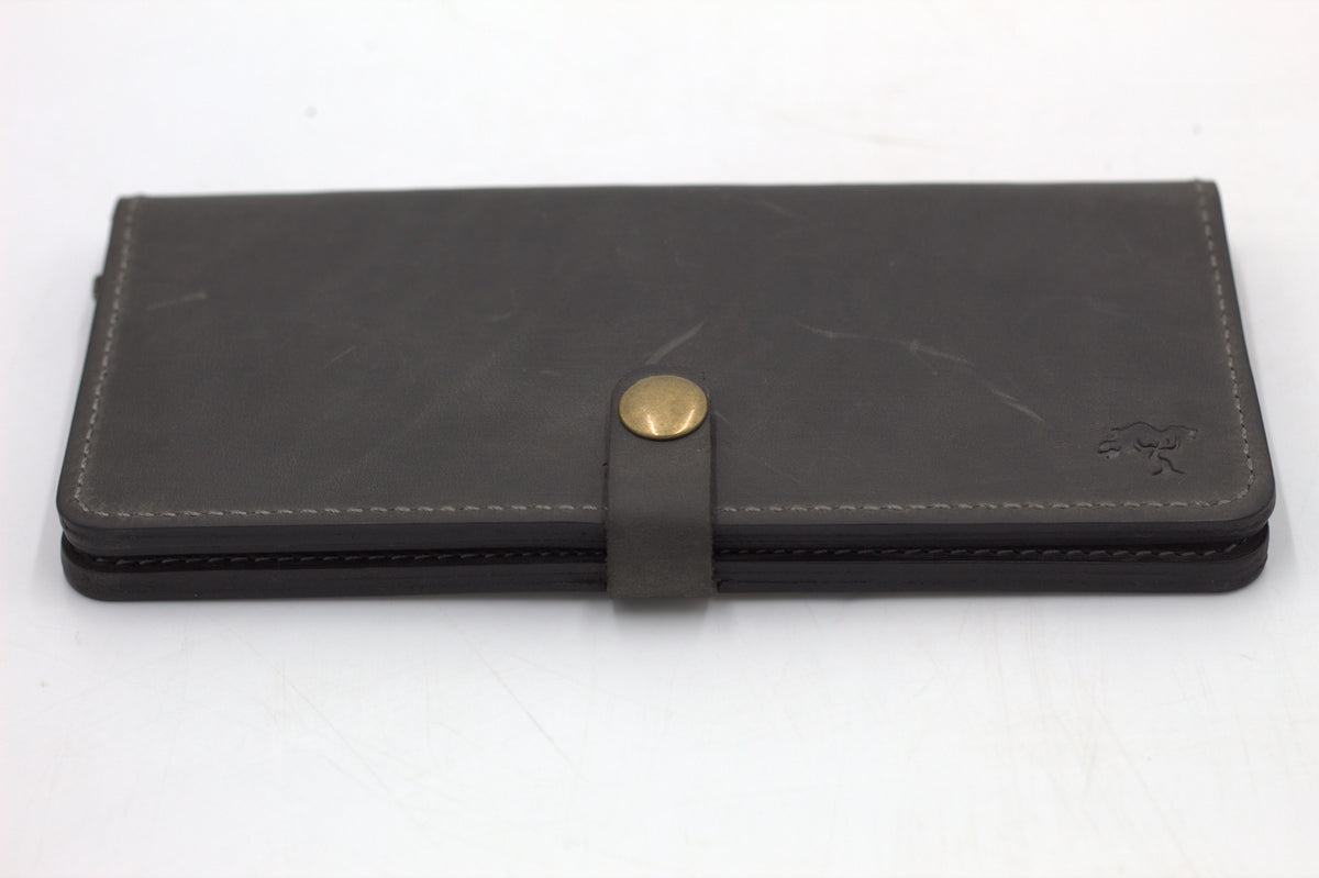 Black leather wallet