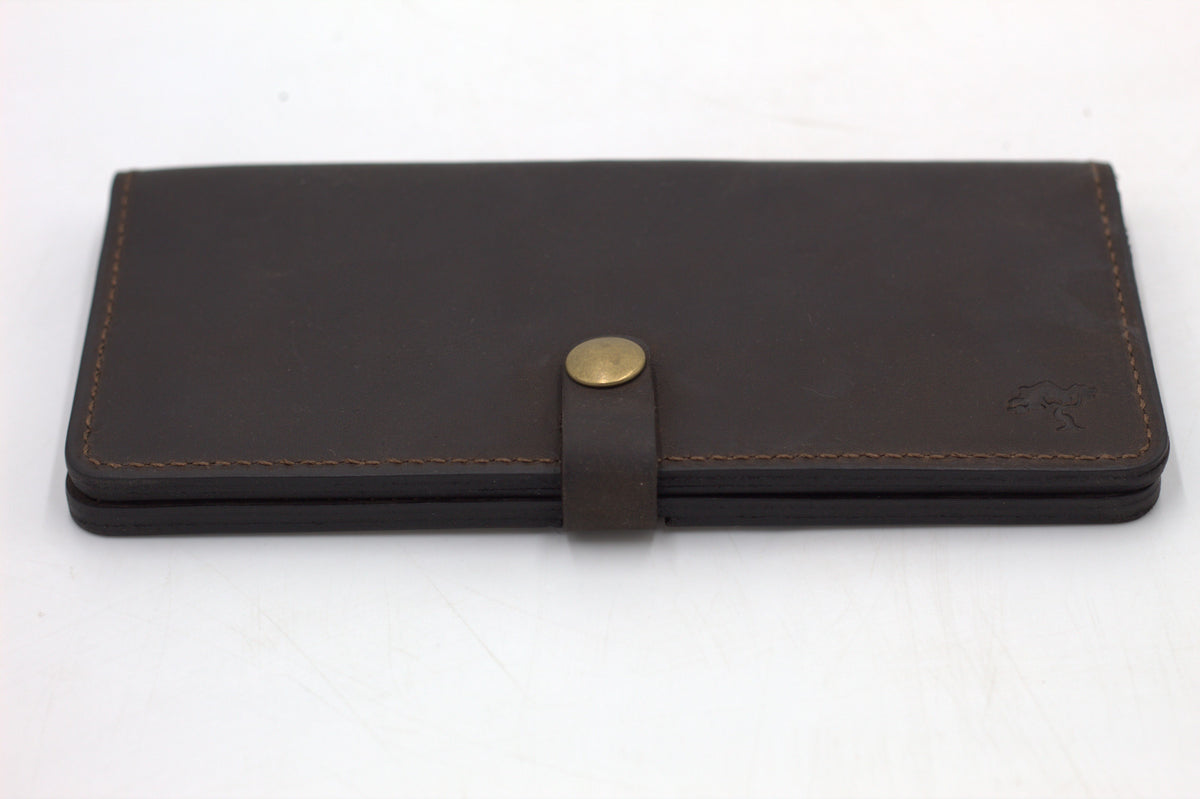 Black leather wallet
