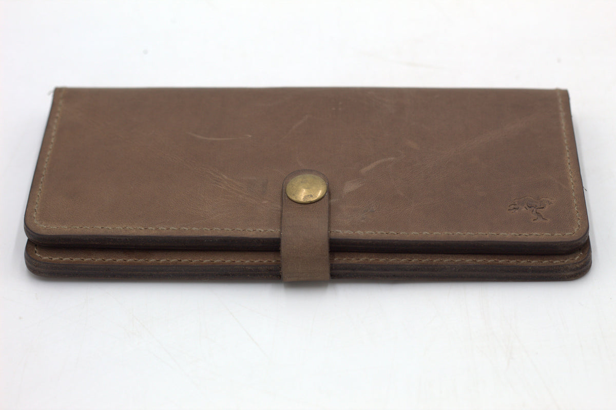 Brown leather wallet